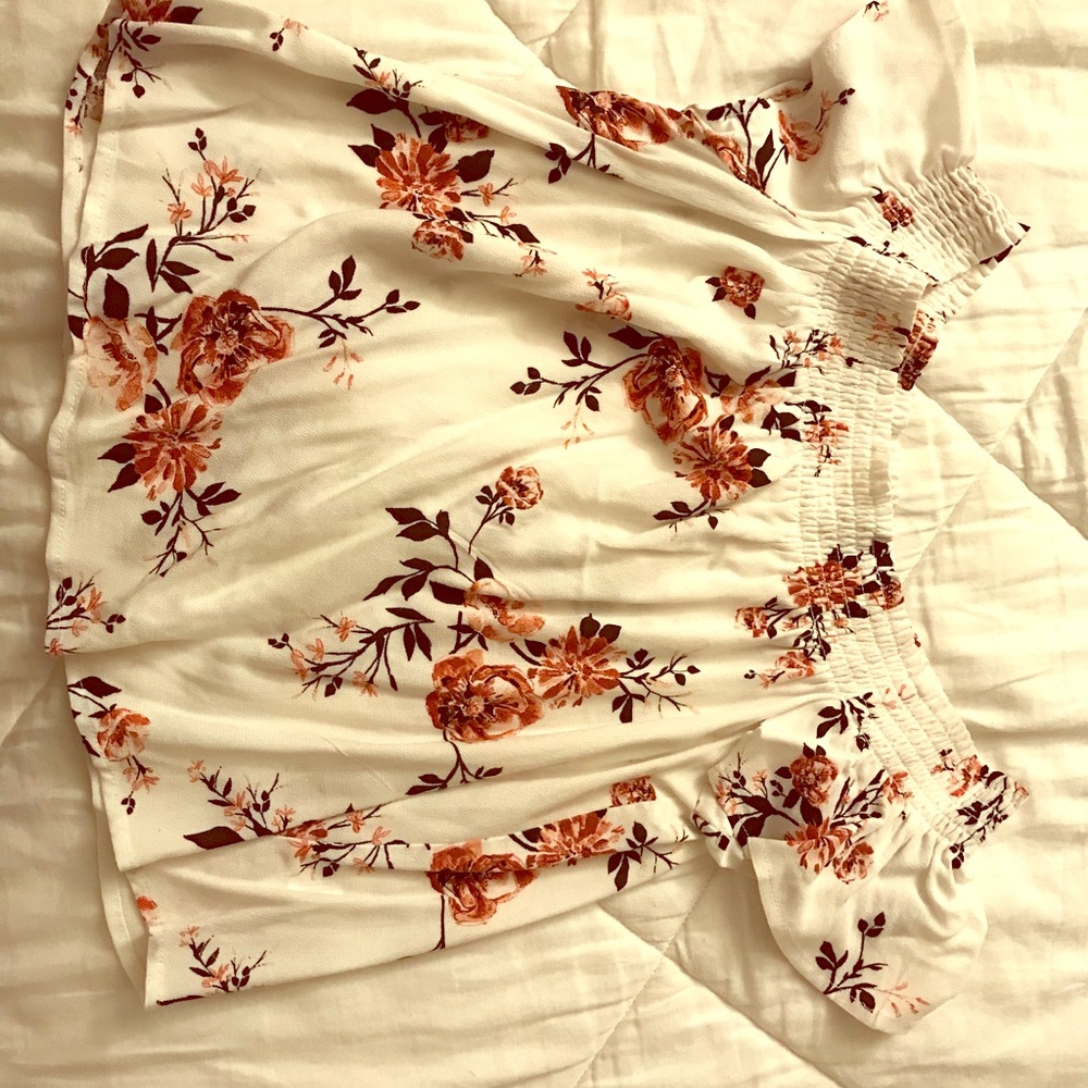 Off the shoulder crop top